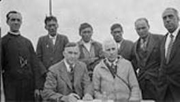The signing of the Treaty at Winisk 1930